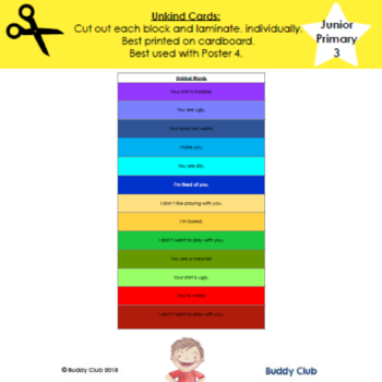 3. Activity - Unkind Words