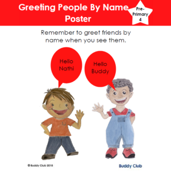 4. Poster - Greeting People By Name