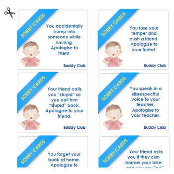 7. Activity - Sorry Cards