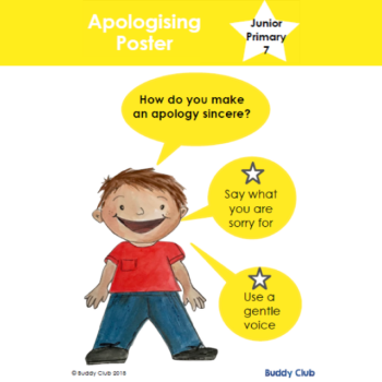 7. Poster - Apologising