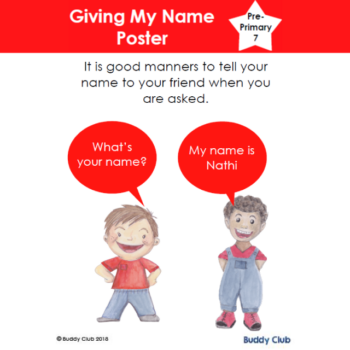 7. Poster - Giving My Name